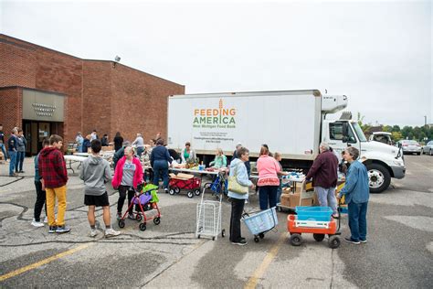 45-foot truck filled with food donated to local food bank